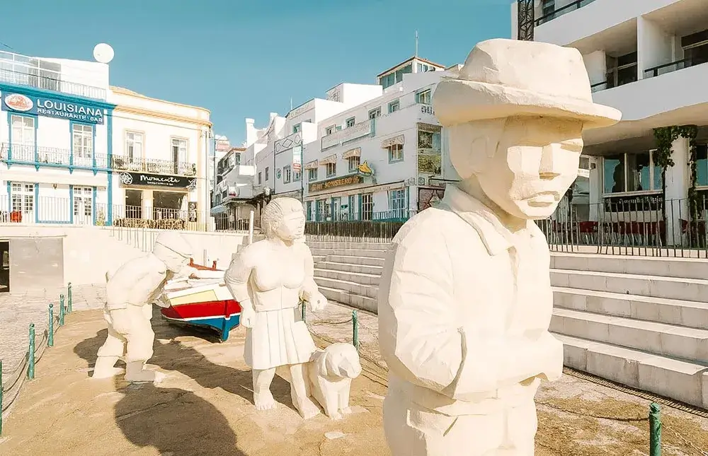 Private transfer path from Faro Airport to Albufeira